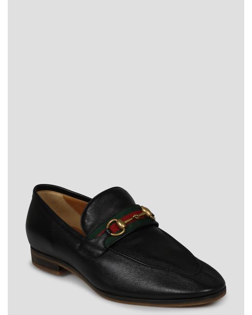 Gucci Black Horsebit Loafers for men
