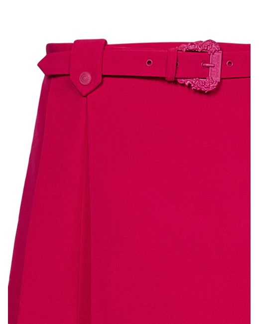 Versace Red Skirt
