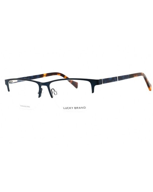 Lucky Brand Black Lucky Brand Vlbd320 Metal Rectangular Eyeglasses