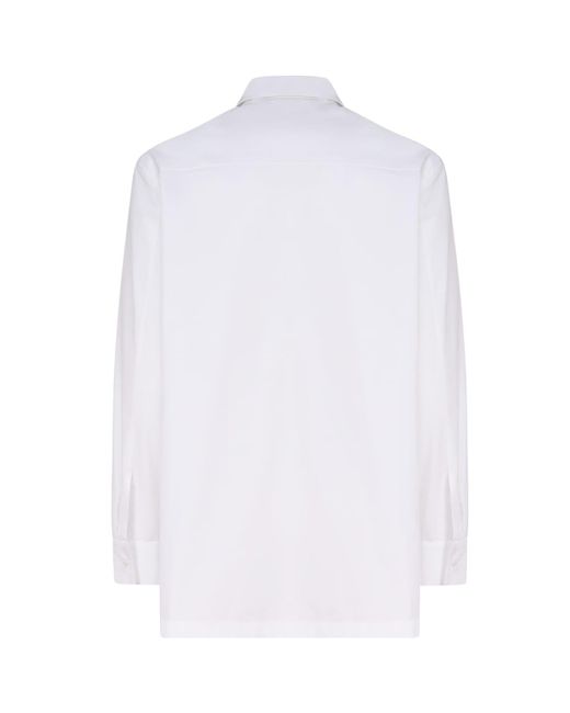 Jil Sander White Shirt With Pocket for men