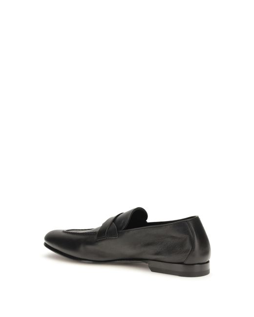 Tom Ford White Loafers Gigi Woven Strap Calf Leather for men