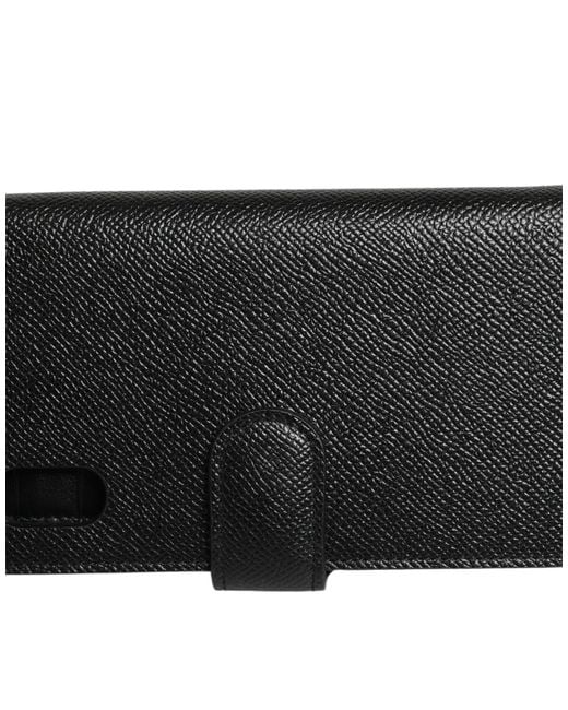 Dolce & Gabbana White Case Flip Cover Calf Leather Iphone X