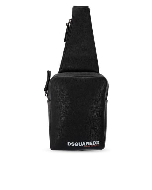 DSquared Shoulder Bag With Logo in Black for Men Lyst