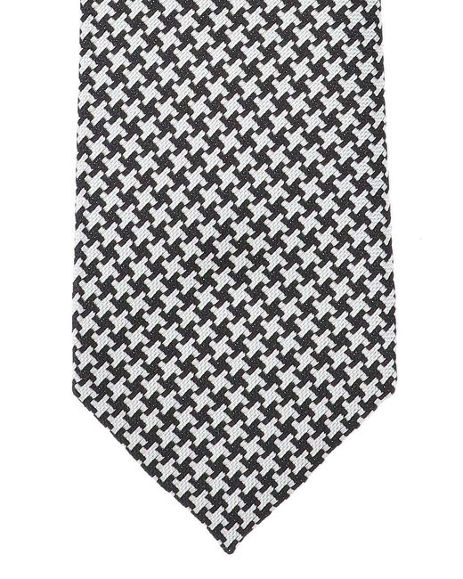 Tom Ford Gray Ties Mulberry Silk for men