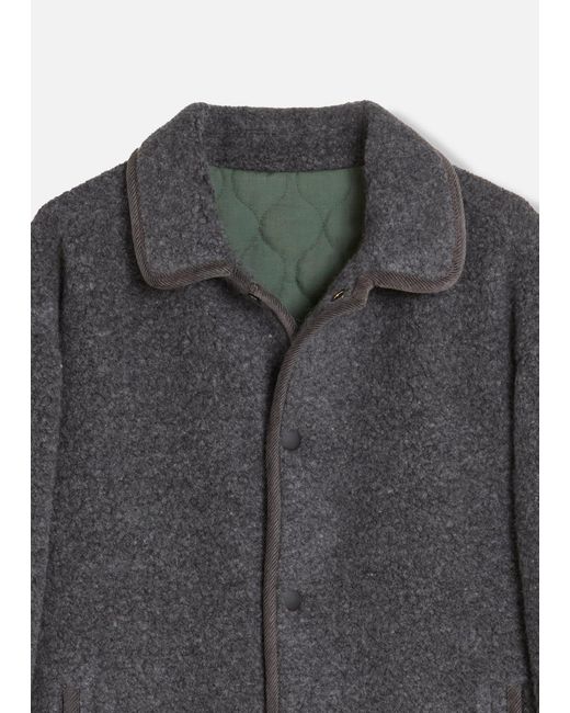 Doppiaa Gray Aamarone Padded Jacket for men