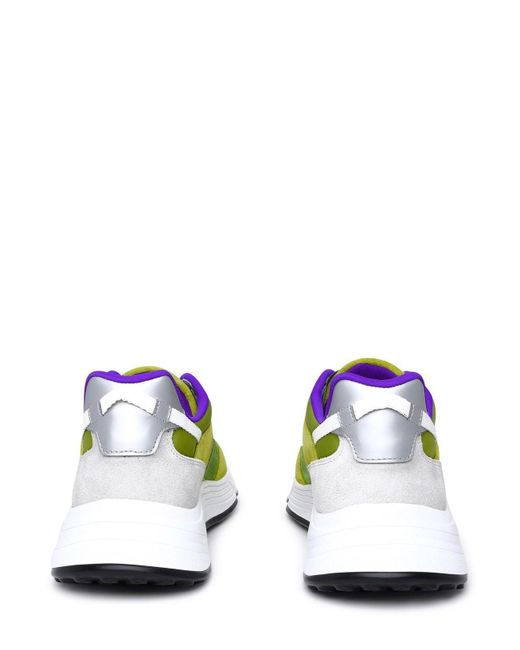 Hogan Primavera Estate 2019 sneakers interactive 3 nere e fluo hogan -  HXM3710AQ16KGE746F