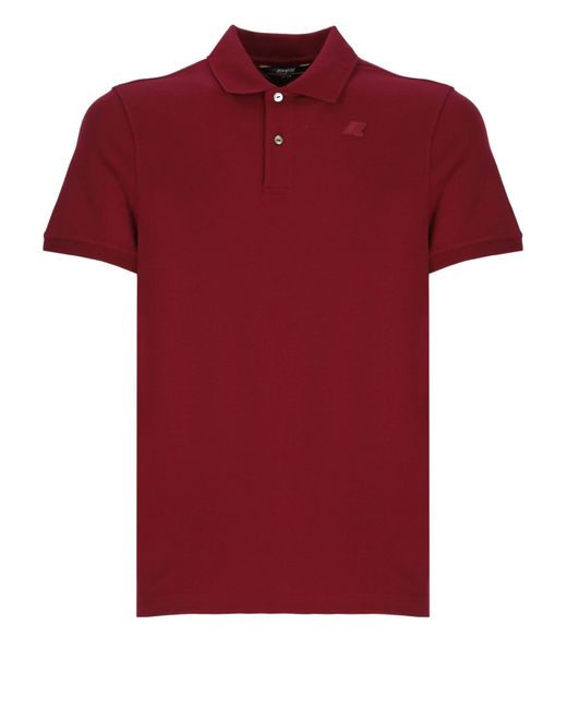 K-Way Red Amedee Polo Shirt for men