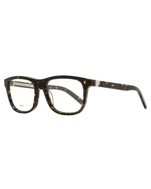 Berluti Black Soft Rectangular Eyeglasses Bl50013U 052 54Mm Plastic (Acetate) for men