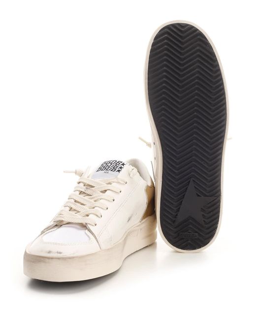 Golden Goose Deluxe Brand White Stardan Sneakers