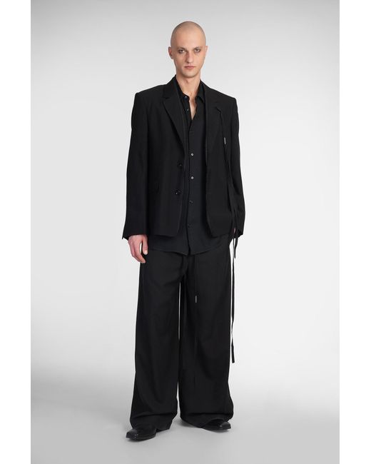 Ann Demeulemeester Black Andre Shirt for men