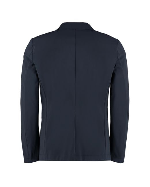 THE (Alphabet) Blue Jacket Single-Breasted Two-Button Polyamide Suit & Dinner for men
