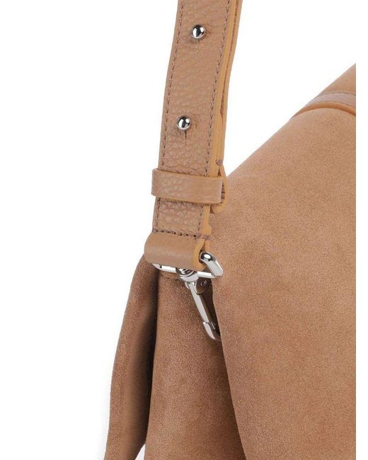 Coccinelle Natural Shoulder Bag Cowhide Shoulder-Bags