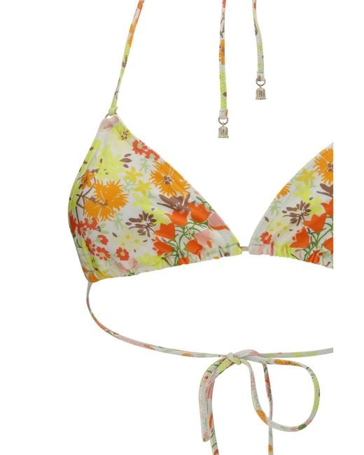 Zimmermann Metallic Solstice Bikini Polyamide; Elastane Swimwear