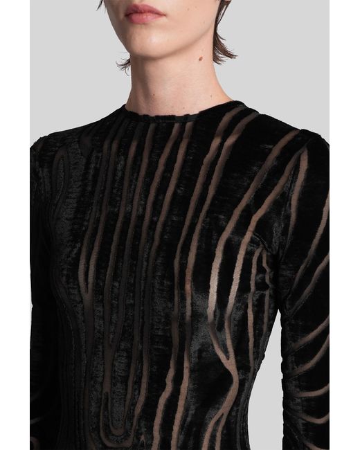 Balmain Black Long Dress