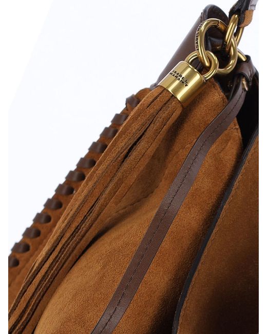 Isabel Marant Brown Oksan Folk Bag