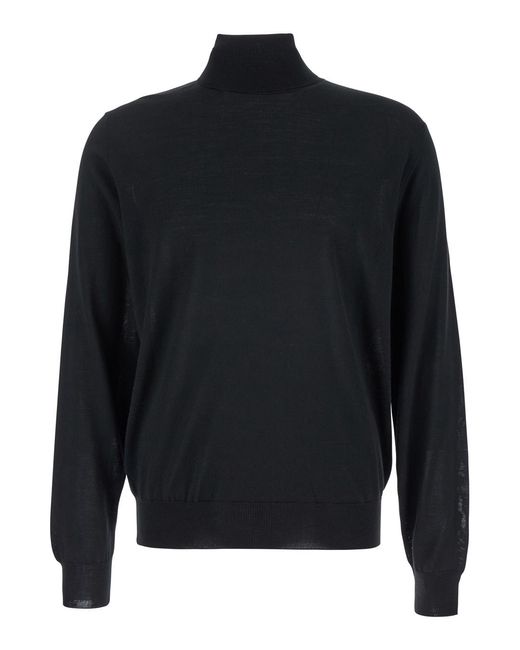 Le Plain Blue Turtleneck With Long Sleeves for men