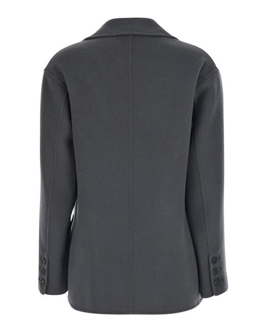 Max Mara Black Jacket Elfi Wool Blazers
