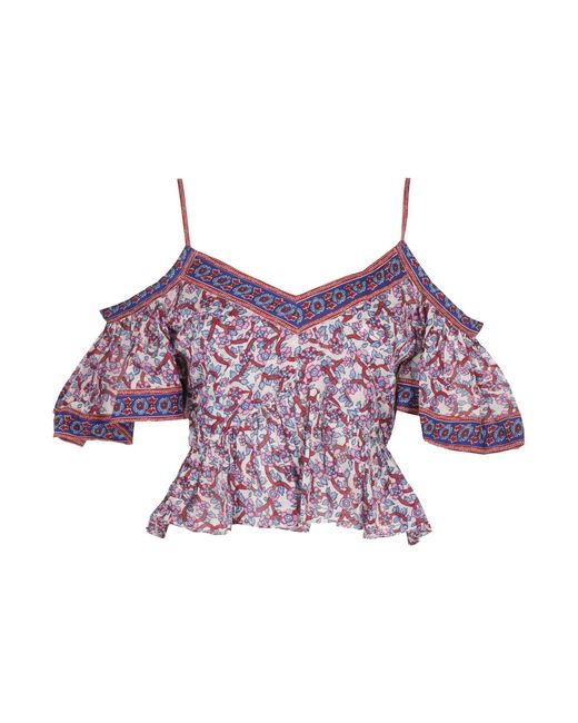 Isabel Marant Purple Garuva Top