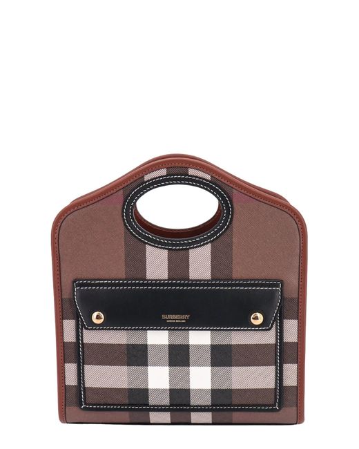 Burberry Brown Pocket Handbag