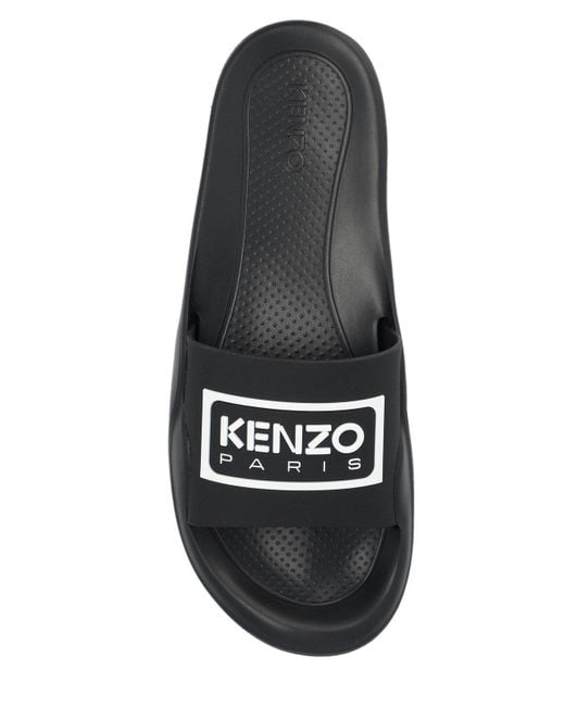 KENZO Black Boke Flower 2.0 Pool Slides for men