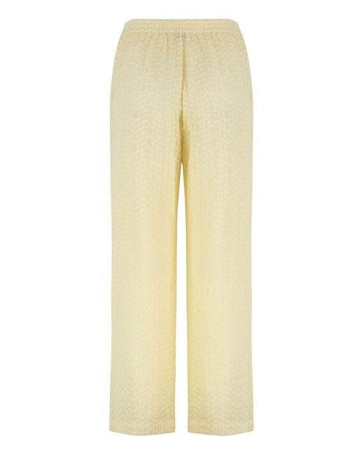 Saint Laurent Yellow Muslin Pajama Set