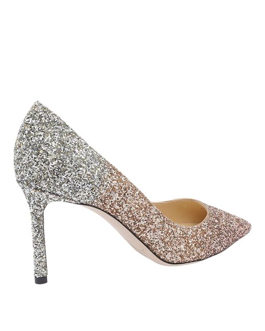 Jimmy Choo Metallic With Heel