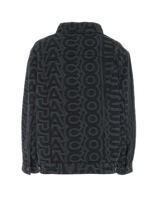 Marc Jacobs Black Embroidered Denim Jacket