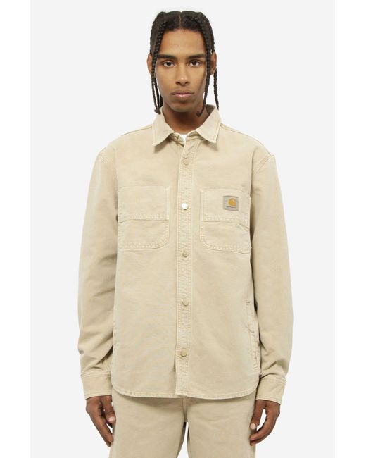 Carhartt Cotton Glenn Shirt in Beige 