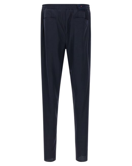 Kiton Blue Pull-On Pants for men