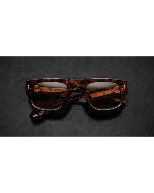 Jacques Marie Mage Black Last Frontier Iii - Thundercloud - Argyle Sunglasses