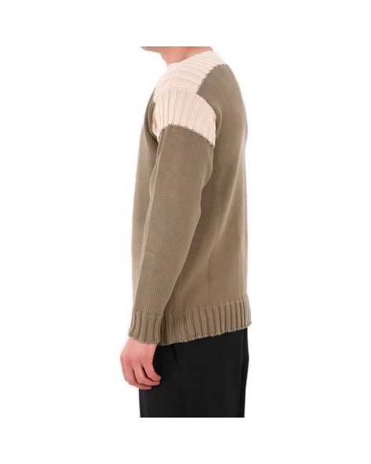 Fendi Brown Cotton Pullover for men