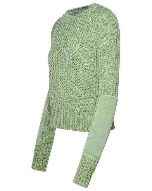 Max Mara 'abyss1234' Sage Green Cotton Sweater