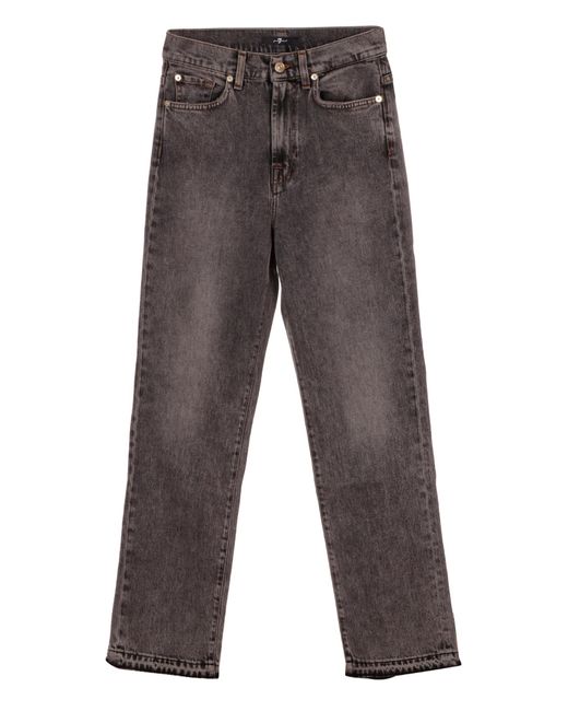 7 For All Mankind Tall Logan Stovepipe Made It in Gray | Lyst