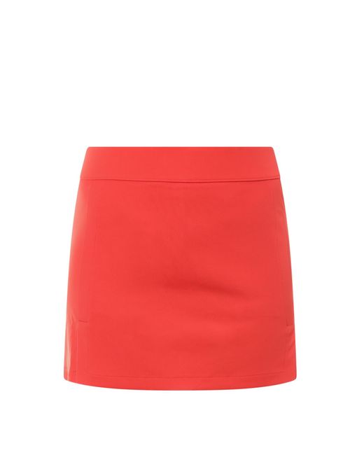 J.Lindeberg Amelie Skirt in Red | Lyst