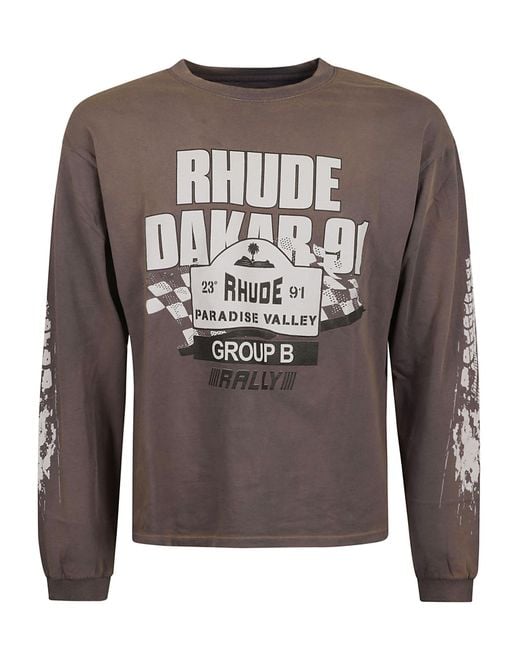 Rhude Gray Sweatshirt for men