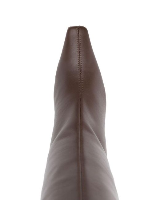 Giuseppe Zanotti Brown Janiee Leather Heel Boots