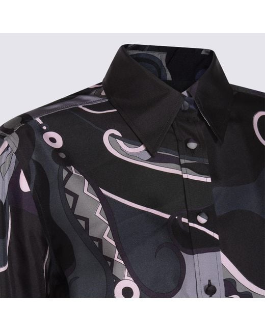 Emilio Pucci Black Silk Shirt