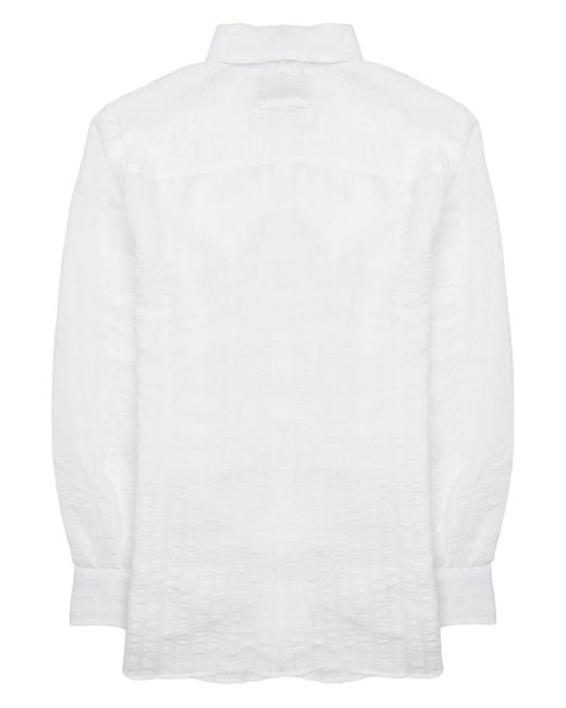 Department 5 White Shirt Viscose for men