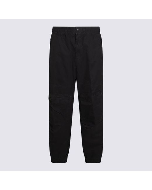 DIESEL Black Cotton Pants for men