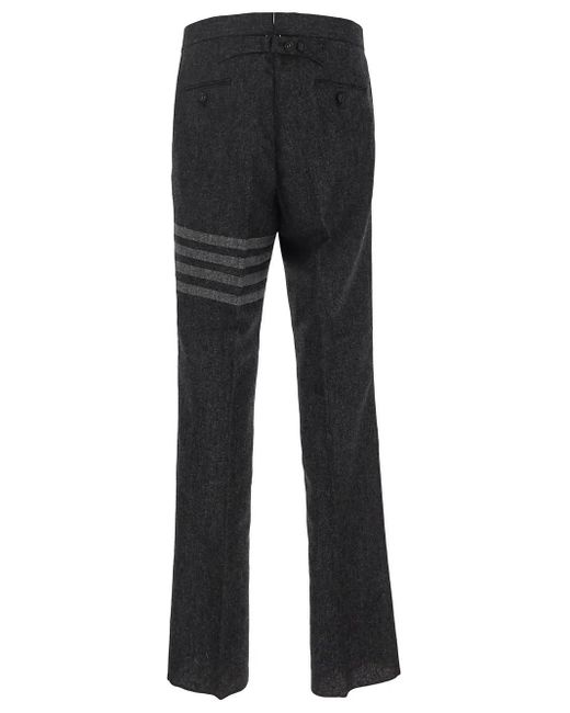 Thom Browne Gray Low Rise Trousers for men