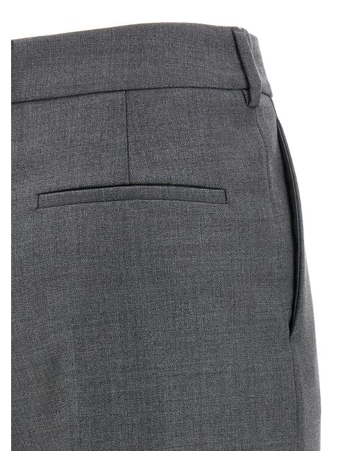 Valentino Garavani Gray Wool Pants Virgin