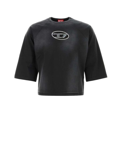 DIESEL Black T-Shirt for men
