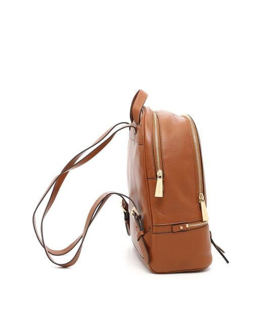 Michael Kors Rhea Medium Backpack in Brown | Lyst UK