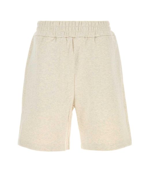 Fendi Natural Cotton Shorts for men