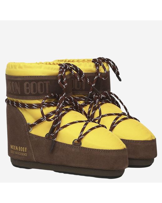Moon Boot Brown Icon Low Boots Suede