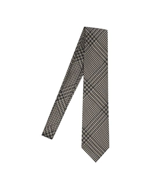 Tom Ford Gray Ties Silk for men