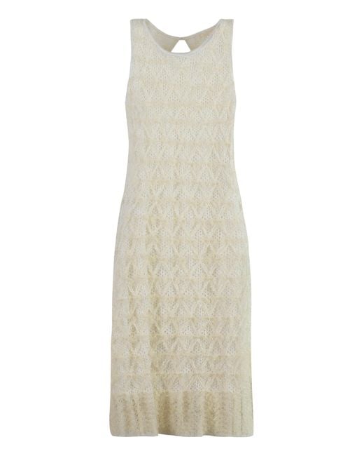 Chloé Natural Viscose Dress Silk