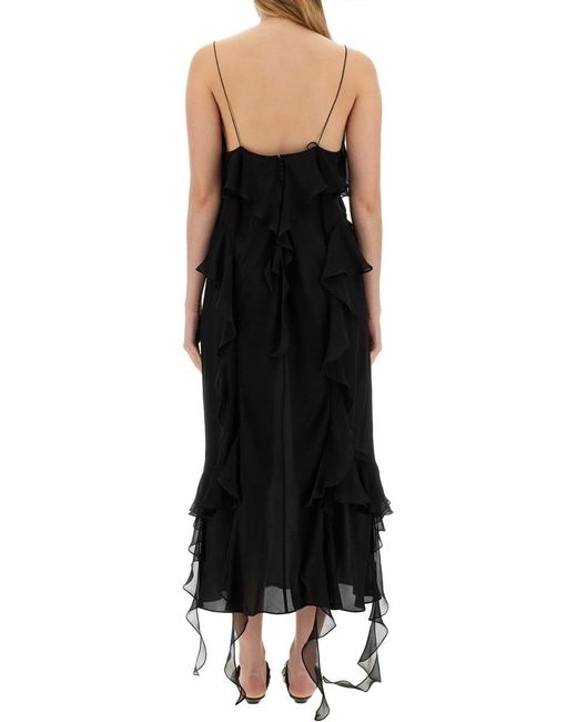 Khaite Black Silk Dress