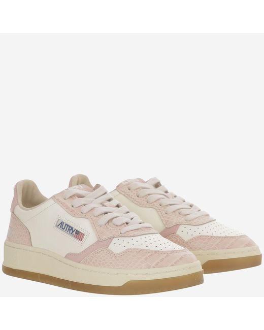 Autry Multicolor Leather Sneakers Medalist Low Leather/Rubber Trainers