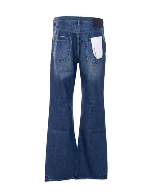 Purple Brand Gray Jeans Cotton for men